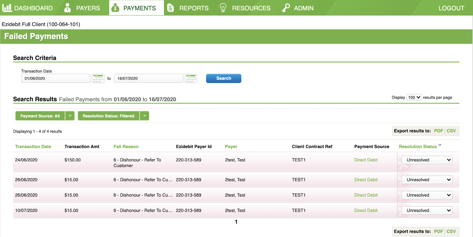EziOnline - How to create payment reports and customise your reporting