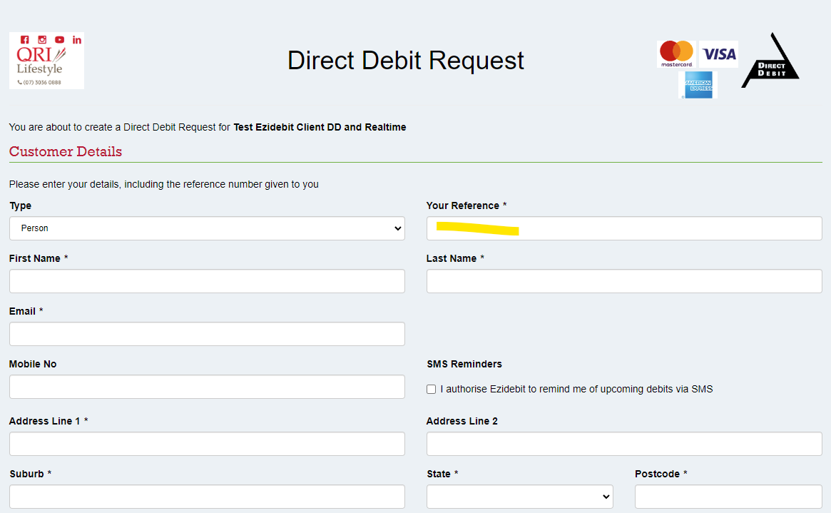 Ezionline - Customising the eDDR